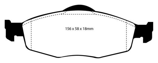 Pastillas de freno ebc DP71708