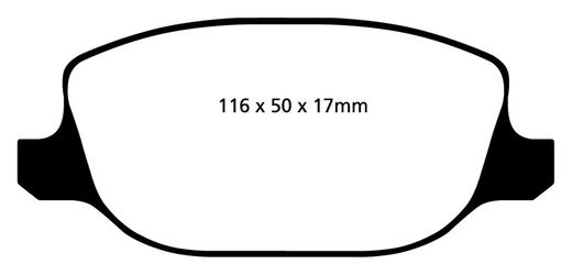 Pastillas de freno ebc DP71708