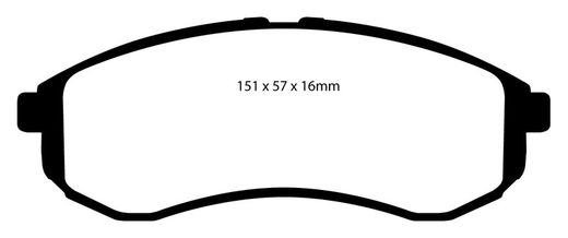 Pastillas de freno ebc DP71708