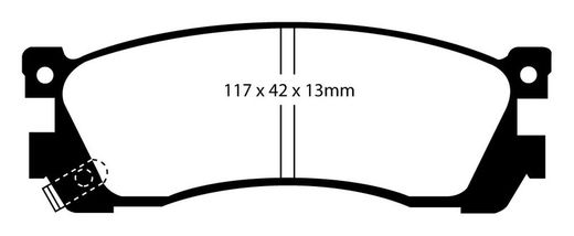 Pastillas de freno ebc DP71708