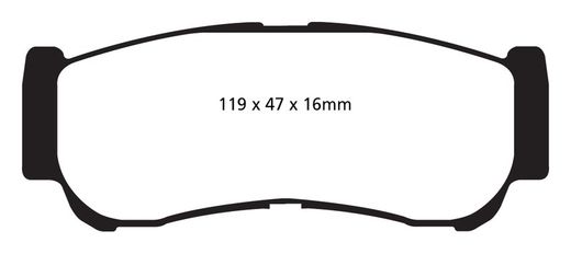 Pastillas de freno ebc DP71708