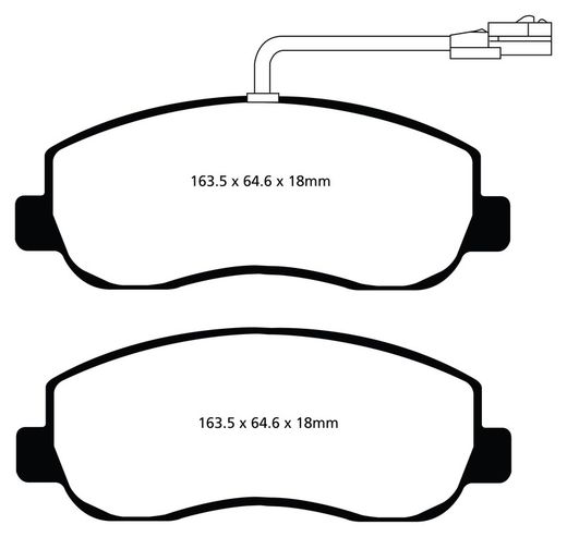 Pastillas de freno ebc DP71708