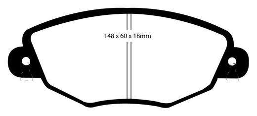 Pastillas de freno ebc DP71708
