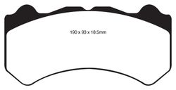 Pastillas de freno ebc DP71708