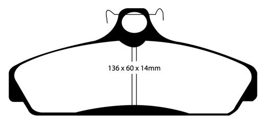 Pastillas de freno ebc DP71708