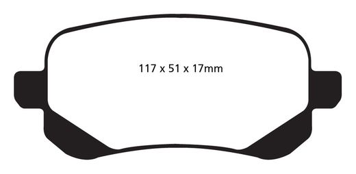 Pastillas de freno ebc DP71708