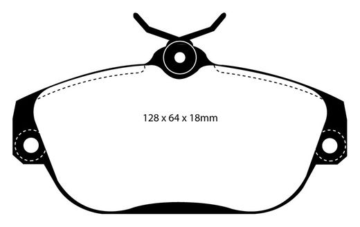 Pastillas de freno ebc DP71708