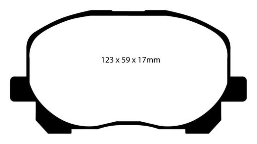 Pastillas de freno ebc DP71708