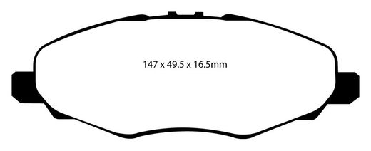 Pastillas de freno ebc DP71708