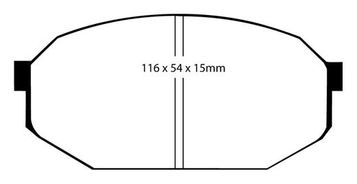 Pastillas de freno ebc DP71708