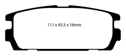 Pastillas de freno ebc DP71708