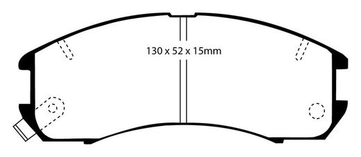 Pastillas de freno ebc DP71708