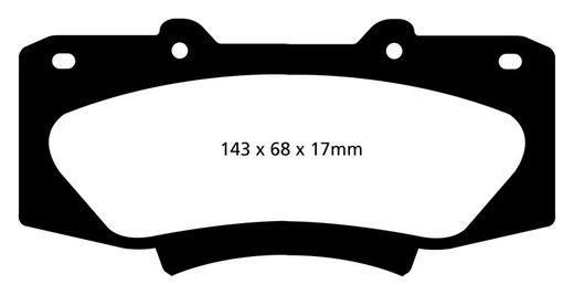 Pastillas de freno ebc DP71708