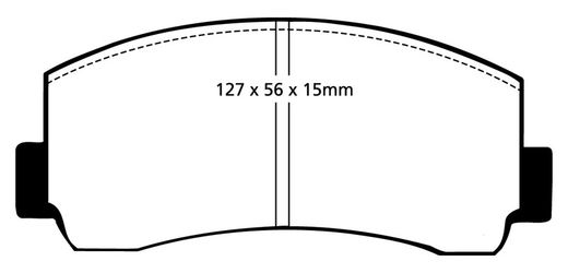 Pastillas de freno ebc DP71708