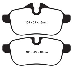 Pastillas de freno ebc DP71708