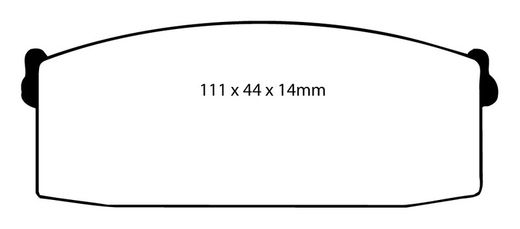 Pastillas de freno ebc DP71708