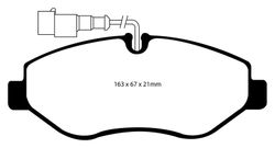 Pastillas de freno ebc DP71708