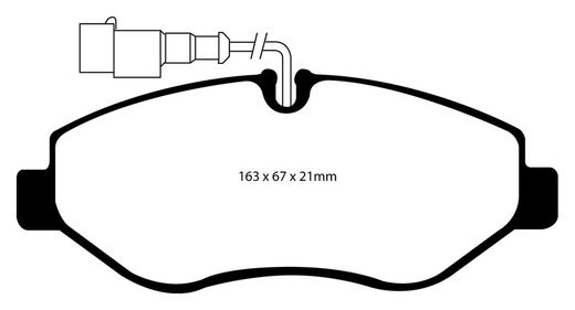 Pastillas de freno ebc DP71708