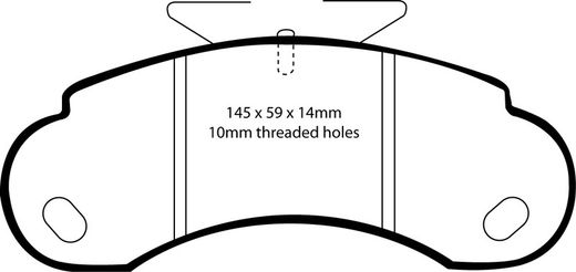 Pastillas de freno ebc DP71708