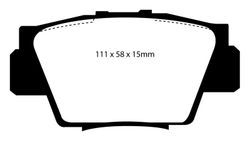 Pastillas de freno ebc DP71708