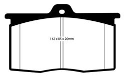 Pastillas de freno ebc DP71708