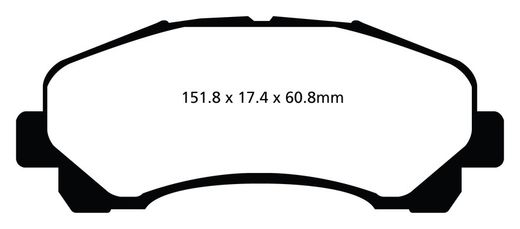 Pastillas de freno ebc DP71708