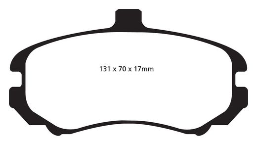 Pastillas de freno ebc DP71708