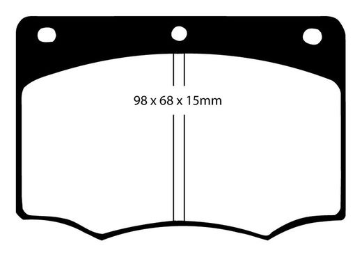 Pastillas de freno ebc DP71708