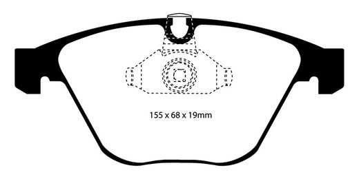 Pastillas de freno ebc DP71708