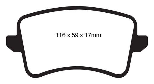 Pastillas de freno ebc DP71708