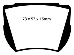 Pastillas de freno ebc DP71708