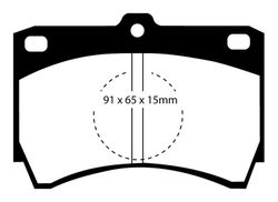 Pastillas de freno ebc DP71708