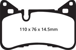 Pastillas de freno ebc DP71708