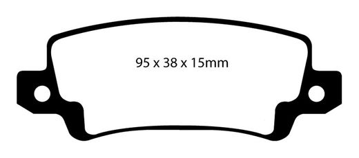 Pastillas de freno ebc DP71708