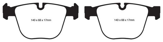 Pastillas de freno ebc DP71708