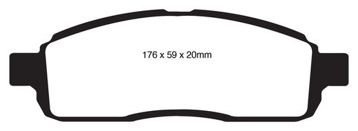 Pastillas de freno ebc DP71708