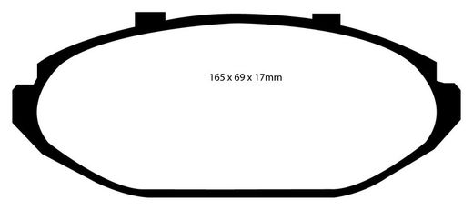 Pastillas de freno ebc DP71708