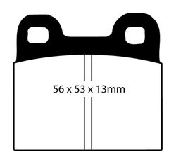 Pastillas de freno ebc DP71708
