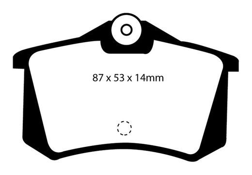 Pastillas de freno ebc DP71708
