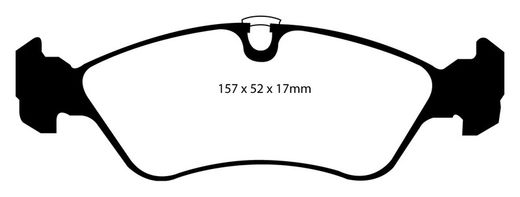 Pastillas de freno ebc DP71708