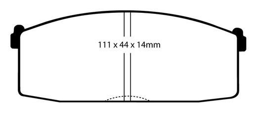 Pastillas de freno ebc DP71708