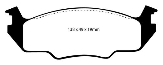 Pastillas de freno ebc DP71708