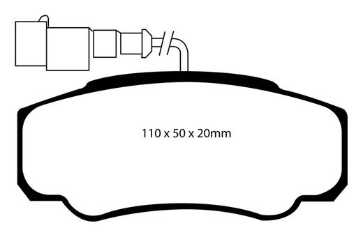 Pastillas de freno ebc DP71708