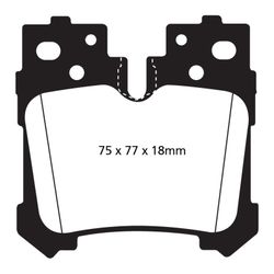 Pastillas de freno ebc DP71708