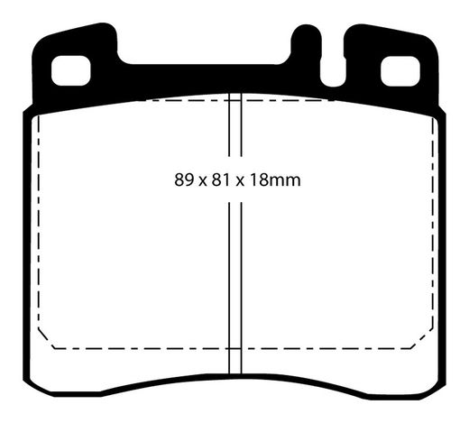 Pastillas de freno ebc DP71708