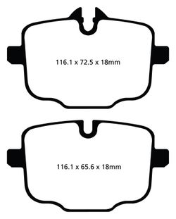 Pastillas de freno ebc DP71708