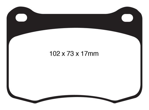 Pastillas de freno ebc DP71708