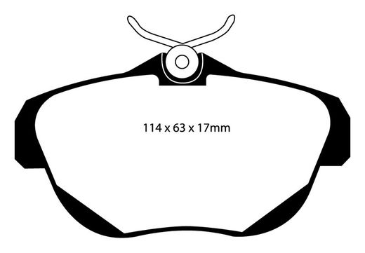 Pastillas de freno ebc DP71708