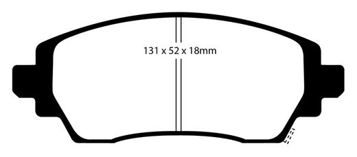 Pastillas de freno ebc DP71708