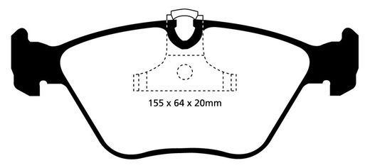 Pastillas de freno ebc DP71708